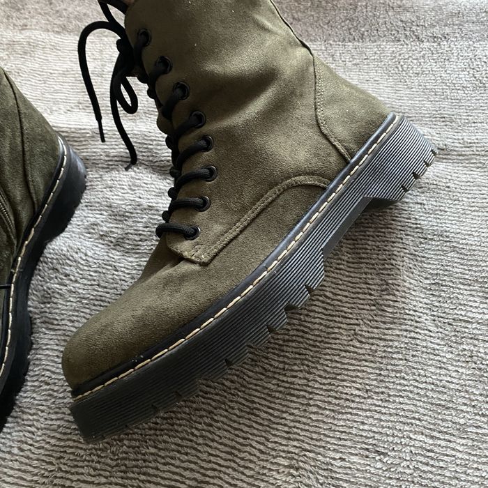 Ботинки 40 р деми, замш