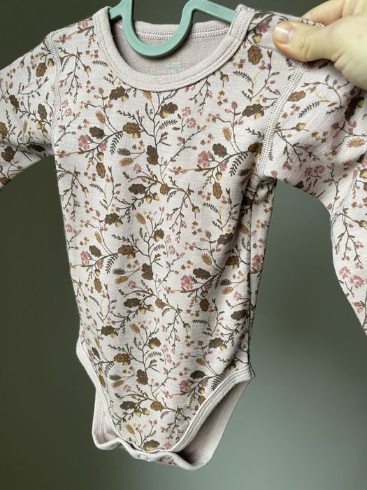 Komplet body spodenki 68 hust&claire merino bambus