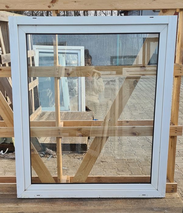 OKNO KacprzaK 124X142 Okna Używane Plastikowe PCV Lider Okna OLX