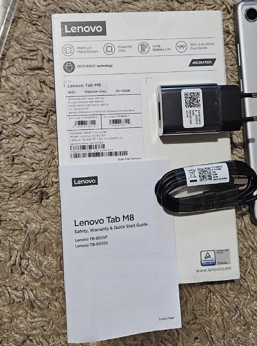 Новый планшет Lenovo Tab M8 HD TB-8505F 2/32