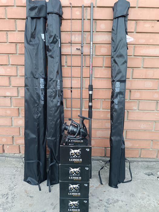 Акція.Карповик Weida Carp Carbon 3.6m 80-240г + Катушка Leader 6000