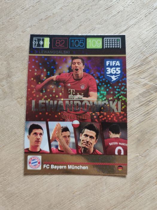 Robert Lewandowski LEWANGOALSKI #3 Limited Edition FIFA 365 Panini
