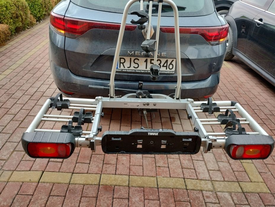 Bagażnik rowerowy na hak Thule na 3 rowery uchylny składany