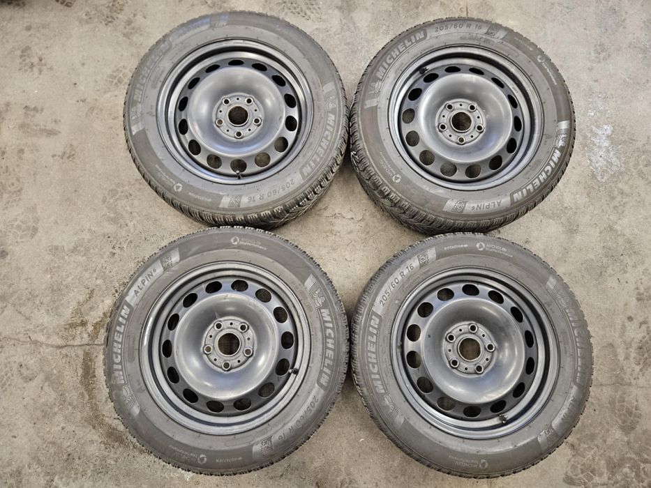 4x Felgi stalowe VW 6.5 x 16 5x112 ET46 57,1 Audi Seat Skoda VW [205]