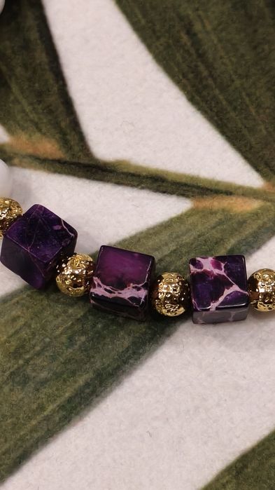 Bransoletka z naturalnych kamieni