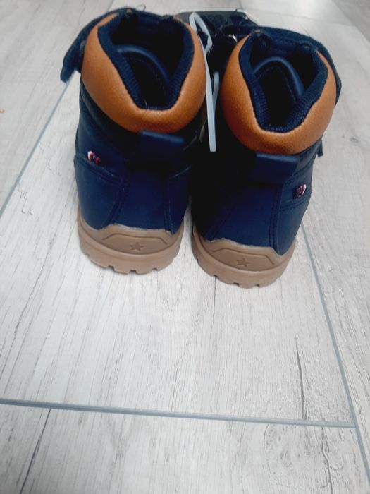 Young Style 29 sneakersy wysokie buty chłopięce na rzepy