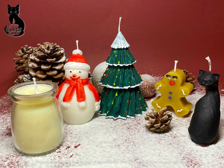 Zestaw Świeczek, świeczki Świąteczne DIY