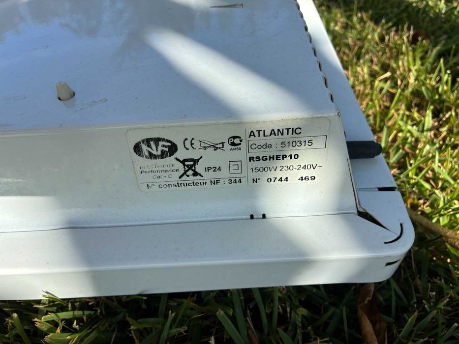 Aquecedores eléctricos marca Atlantic 1000,1500,2000W