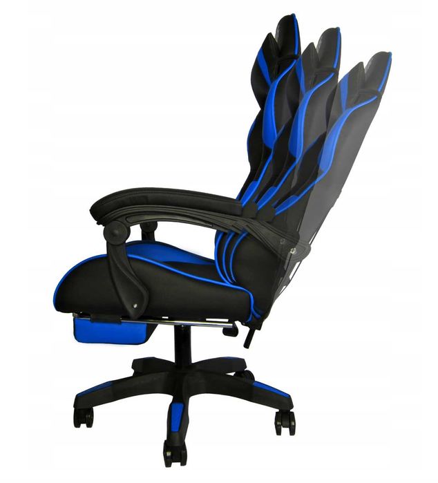 Fotel Gamingowy Profesjonalny z PODNÓŻKIEM!