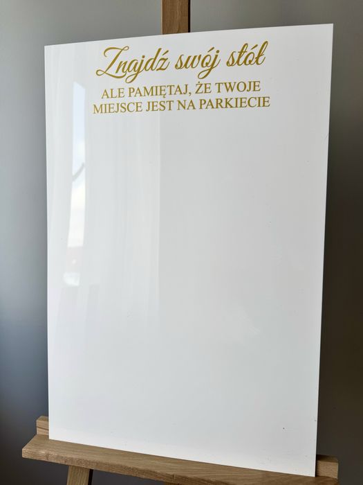 Tablica plan stołów znajdź swój stół dekorace ślubne sali wesele