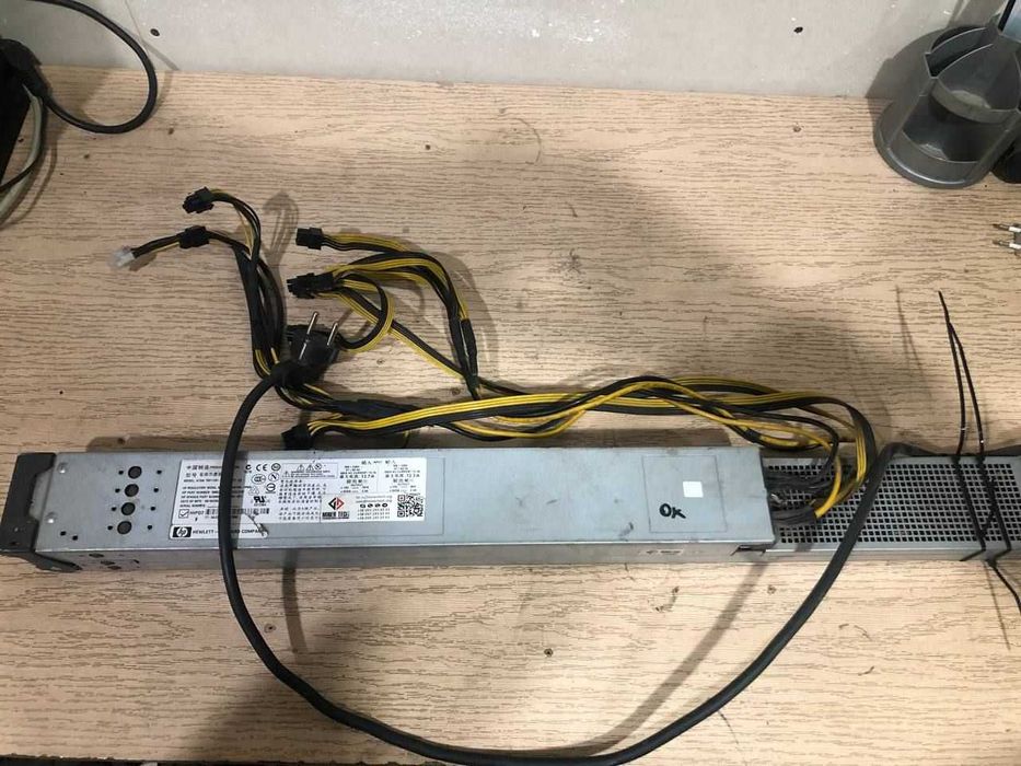 Asic S 9, Асік ,Хеш Плата, Контрольна плата, Блок живлення Лижа