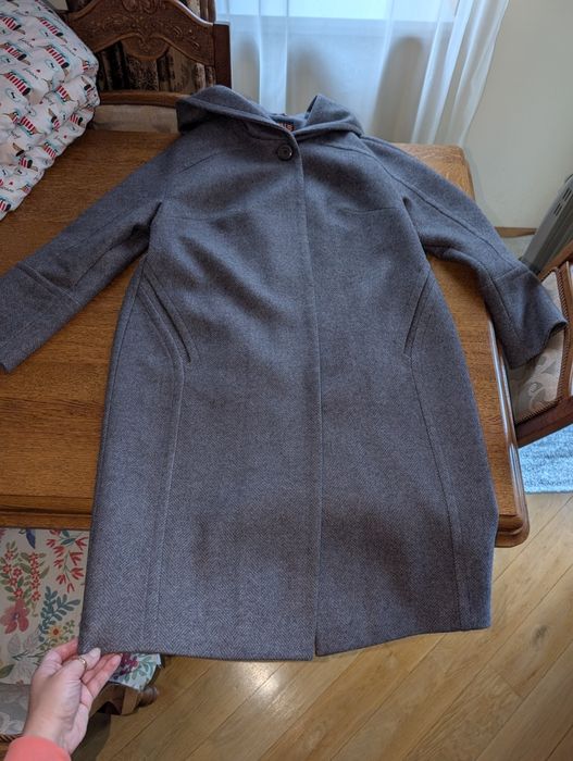 Пальто Emis XL шерсть осіннє тепла зима плащ
