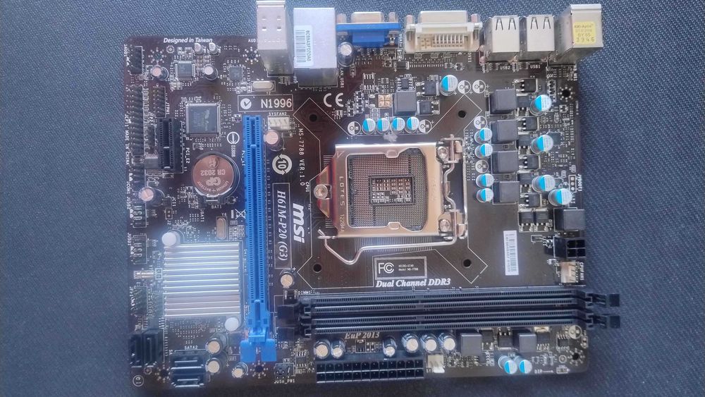 Płyta główna MSI H61M-P20 (G3) – Sprawna