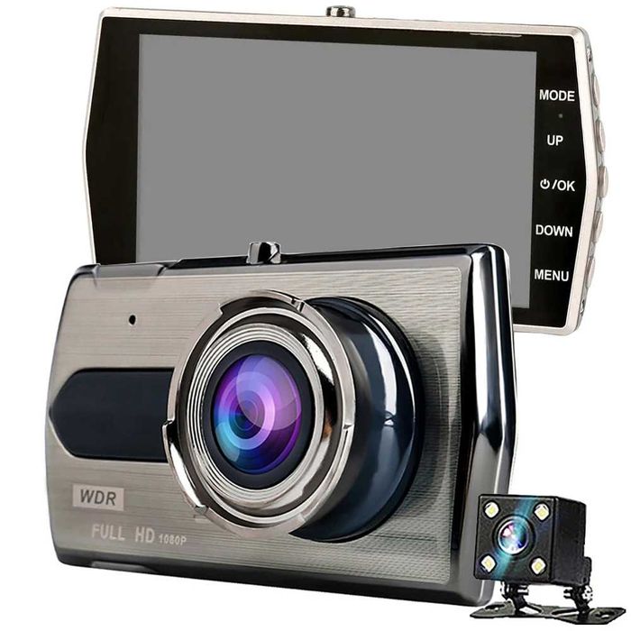 Kamera samochód full HD wyświetlacz LCD cofanie wideorejestrator 10094