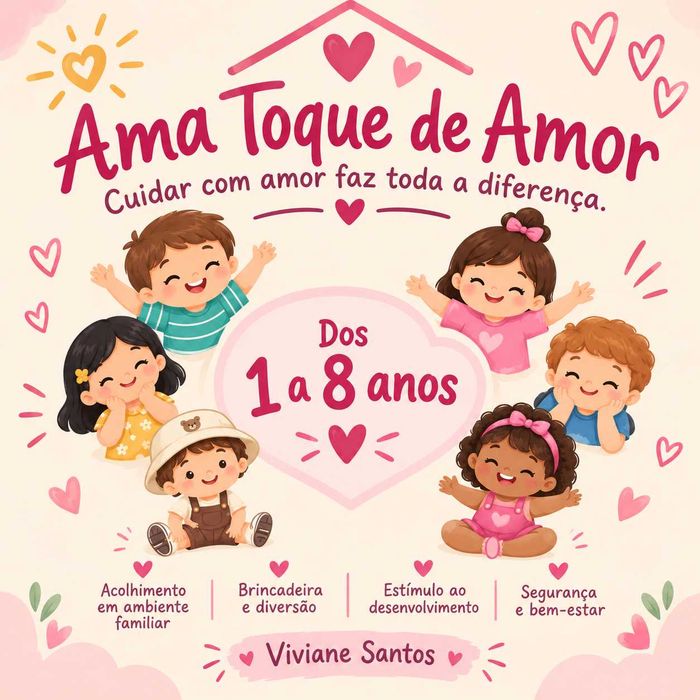 AMA- BARREIRO  Vagas 1 a 8 anos - Inclui Sábado/mês