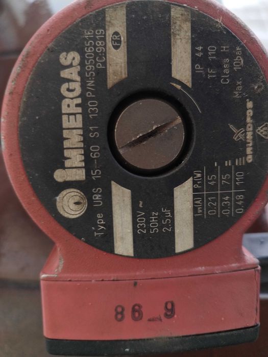 Pompa obiegowa ibo groundfos