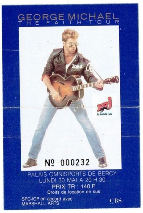 Bilhete concerto Bruce Springsteen / George Mickael/ Laura Pausini