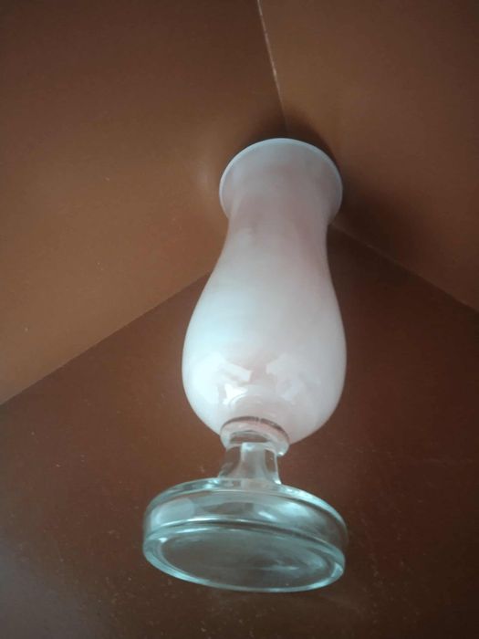 Wazon , kielich różowy, 26 cm