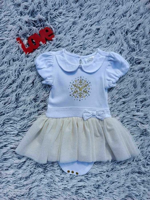 Святковий дитячий костюм-пачка disney мінні маус,бодік,сукня