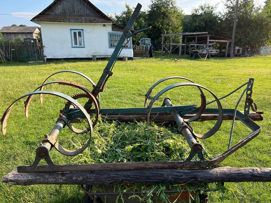 Гребалка з культиватор разом або по окремості