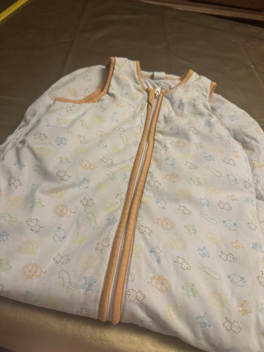 Dlugi bawełniany śpiwór śpiworek na lato 90cm baby club