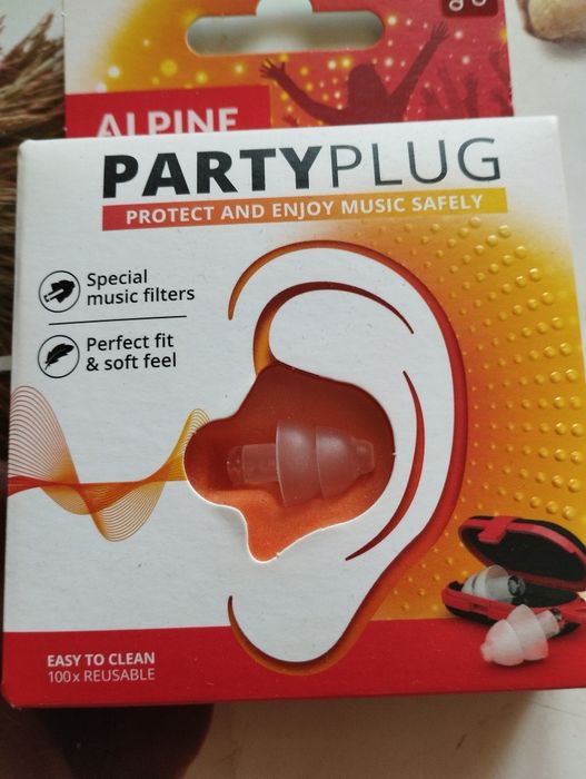 Zatyczki do uszu party plug music filtres