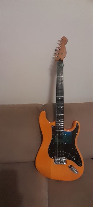 Guitarra nova ,anplificador roland saco e cabos