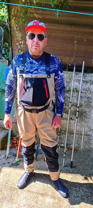 Fato neoprene para pesca