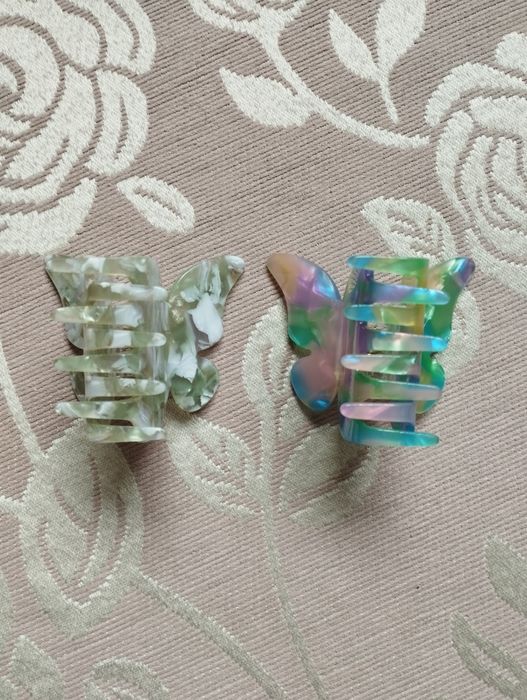 Заколка, краб для волосся "Метелик"