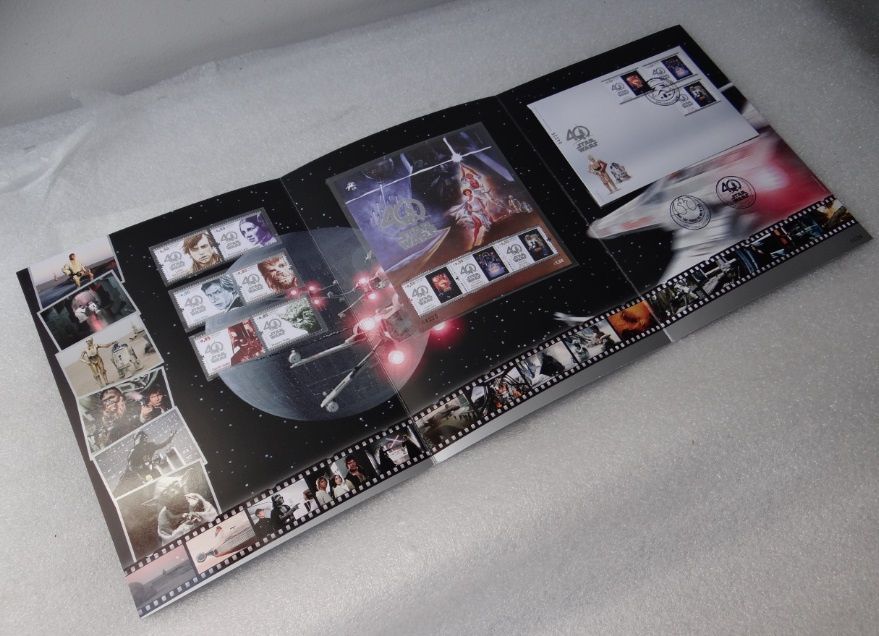 Set de Selos + Envelope (Star Wars 40 anos) LIMITADO