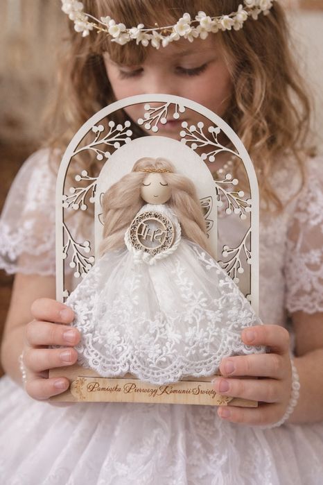 Pamiątka Pierwszej Komunii Świętej  makrama