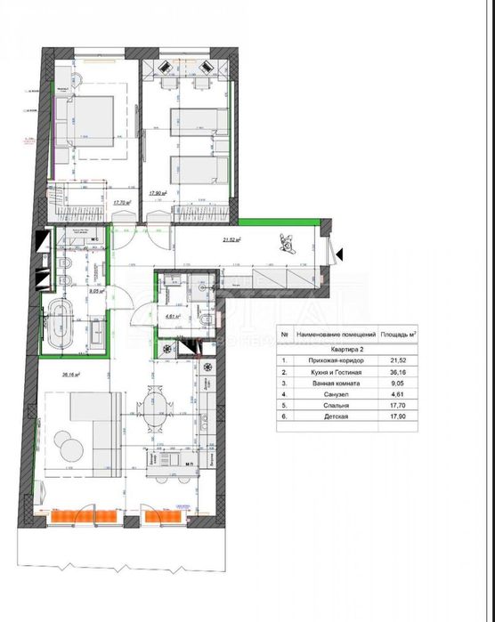 Продаж / Квартири / Берестейский/ КПІ/ Київ / ЖК Crystal Park/ Терасса