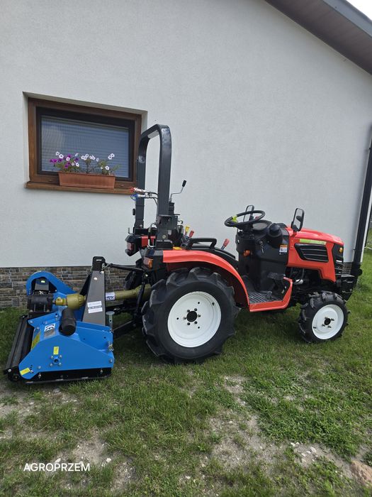 Mini traktorek 25 km z kosiarką bijakową- dostawa na terenie polski