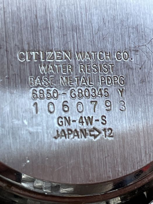 Citizen Cronógrafo Calibre 6850 avariado