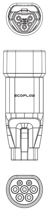 Адаптер Ecoflow DELTA Pro EV X-Stream Adapter