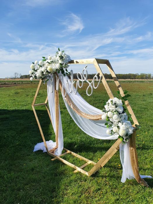 Sprzedam łuk ślubny, heksagon