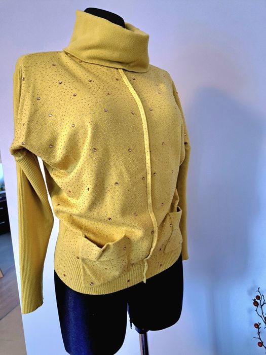 MONNARI sweter z cyrkoniami S/M !