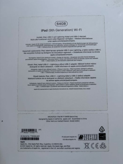 ipad 9gen apple stan bardzo dobry