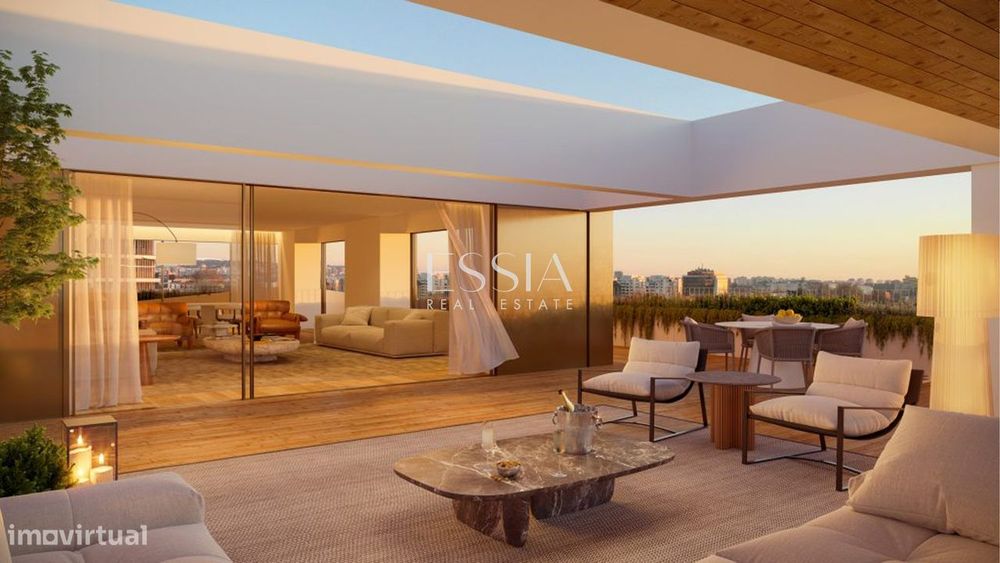 Penthouse T4 com amplo terraço no Prisma, na Boavista