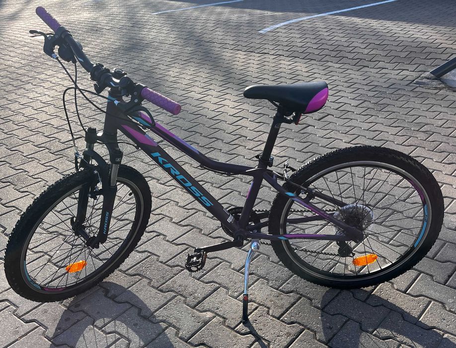 Rower Kross Lea JR 2.0 D 24" Alu 1x8 biegów Stan idealny 130-150cm