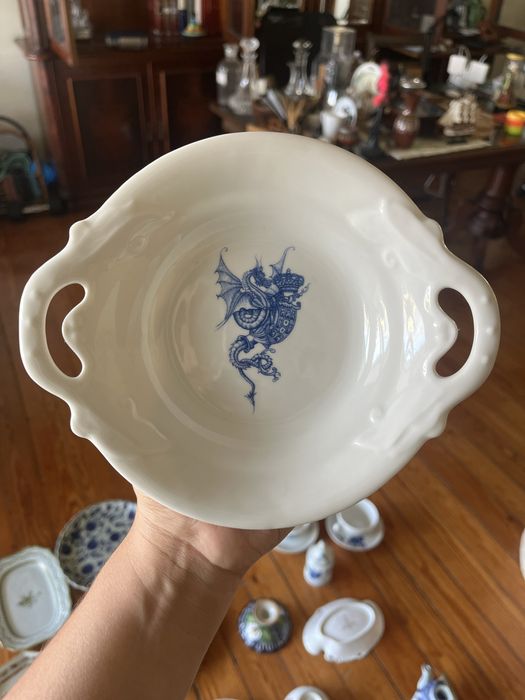 Azeitoneira em Porcelana- Coleção do Palâcio Nacional de Mafra