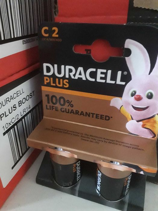 Pilhas Duracell C2 Plus