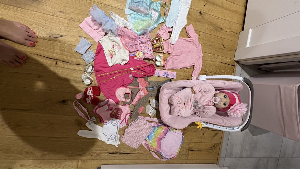 Zestaw ubranek nosildelko baby born baby annabell 42