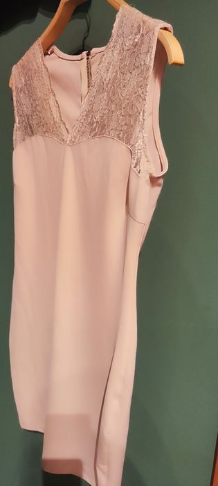 Sukienka elegancka, beżowa S/M