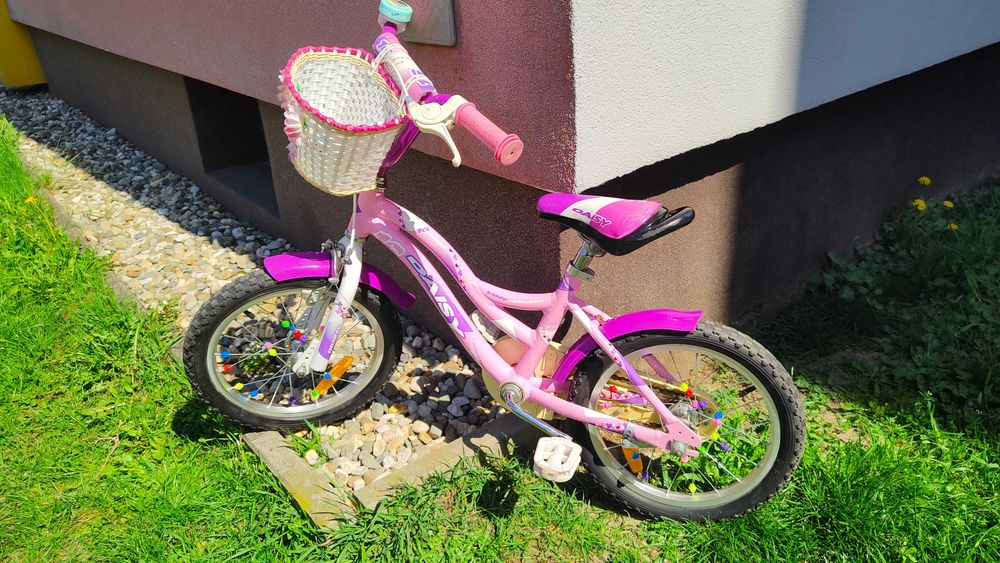 Rowerek dziewczęcy Merida alu 16 cali + gratis