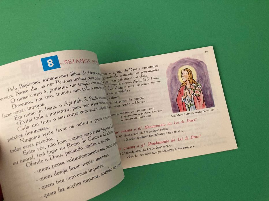 O Meu Livro de Religião 3ª Classe Ensino Primário Anos 60