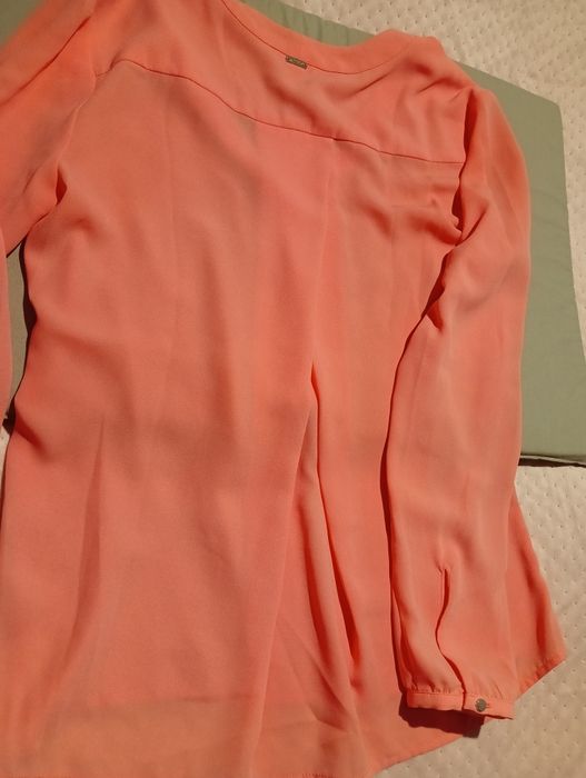 Damska bluzka Calvin Klein, łososiowa S