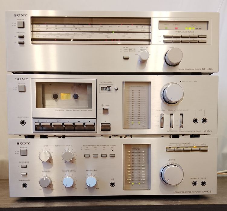 SONY TA-535, TC-U30, ST-333L