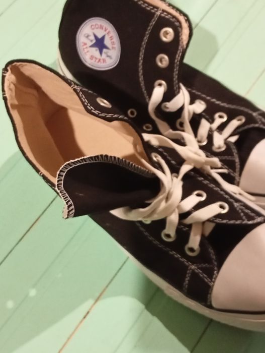 Кеди Converse Chuck Taylor All Star Hi Black (Високі чорно-білі) 44 р.