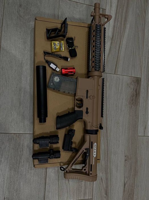 Професійний орбізний автомат М4А1, професійний гель бластер , орбіган